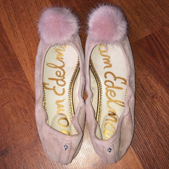 Sam Edelman “Farina” Pink Pom Pom Flats - Picture 3 of 5